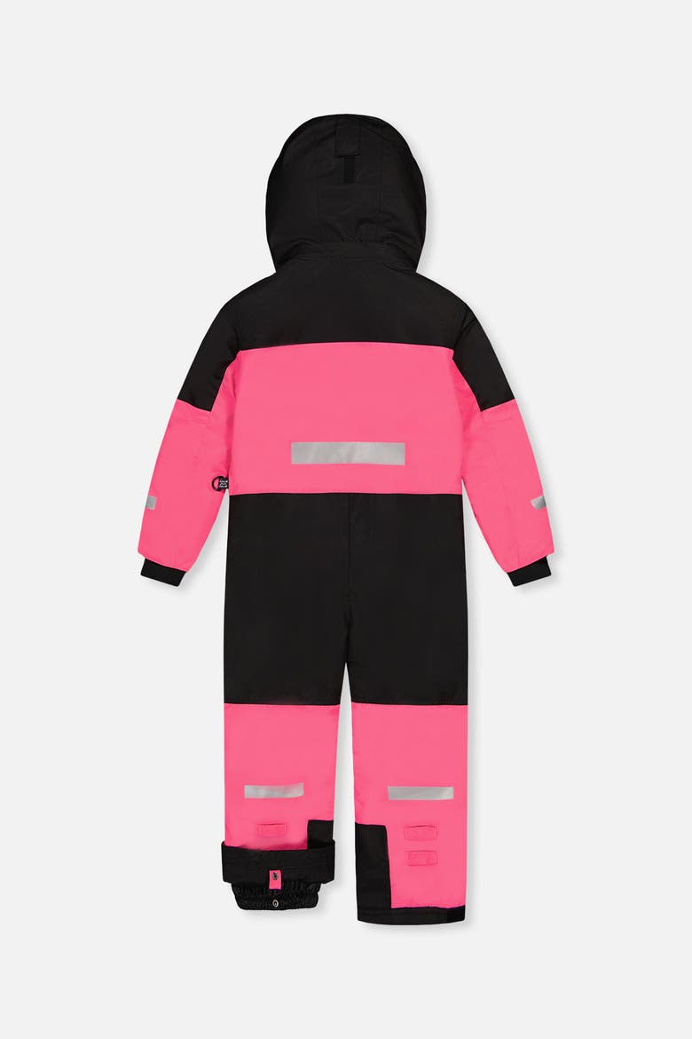 Teknik Fleece Lined & One Piece Snowsuit, Alternate, color, Bright Pink