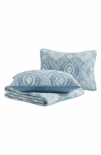 Turtle Cove Cotton Quilt & Sham Set
