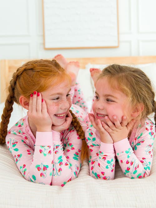 Rufflebutts Softsnooze Girls Ruffle Long Sleeve Pajama Set