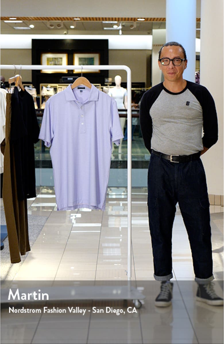 Beelman Microprint Performance Jersey Polo, sales video thumbnail