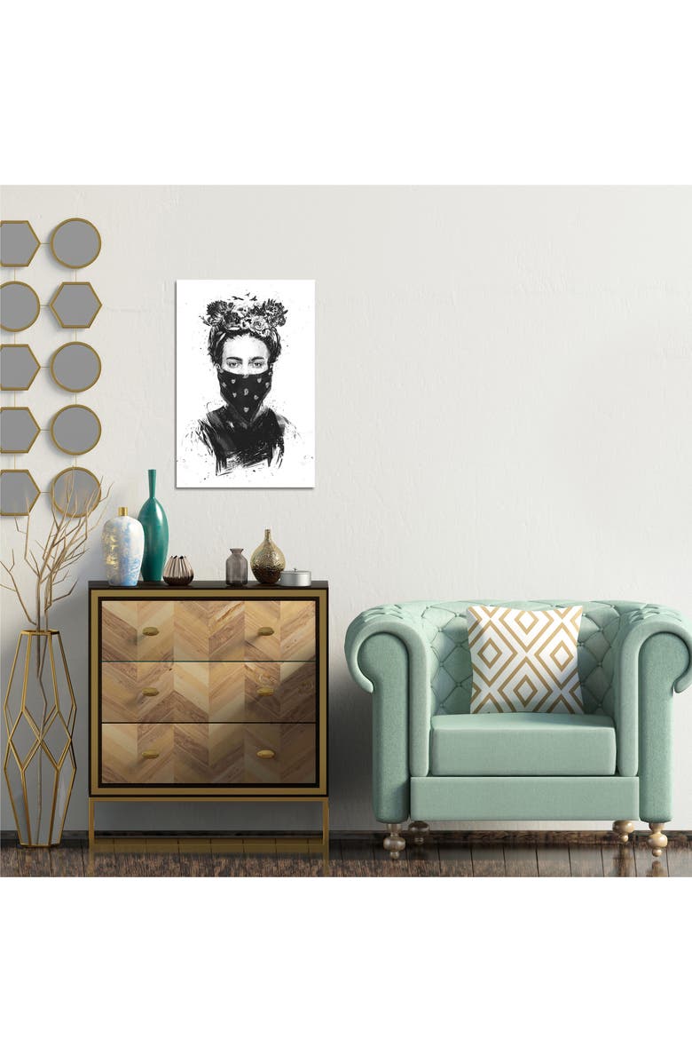 iCanvas Rebel Girl by Balazs Solti Canvas Wall Art, Alternate, color, 