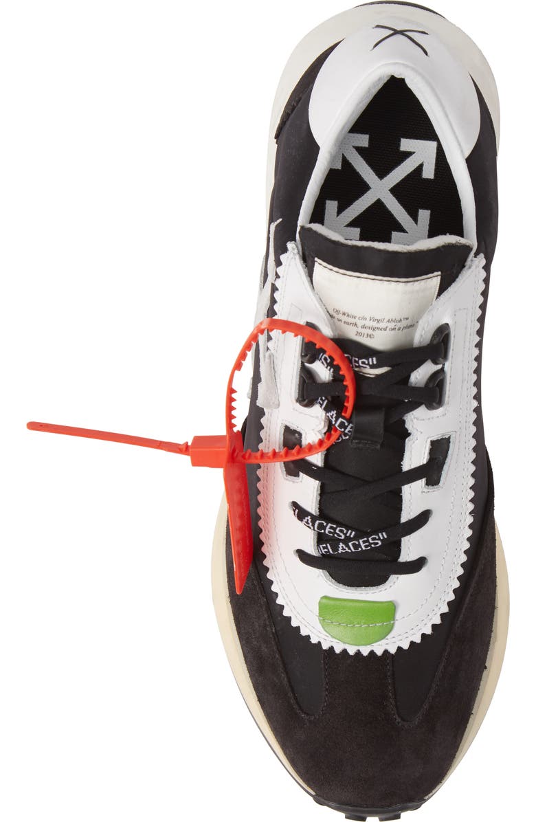 Off-White Running Sneaker, Alternate, color,