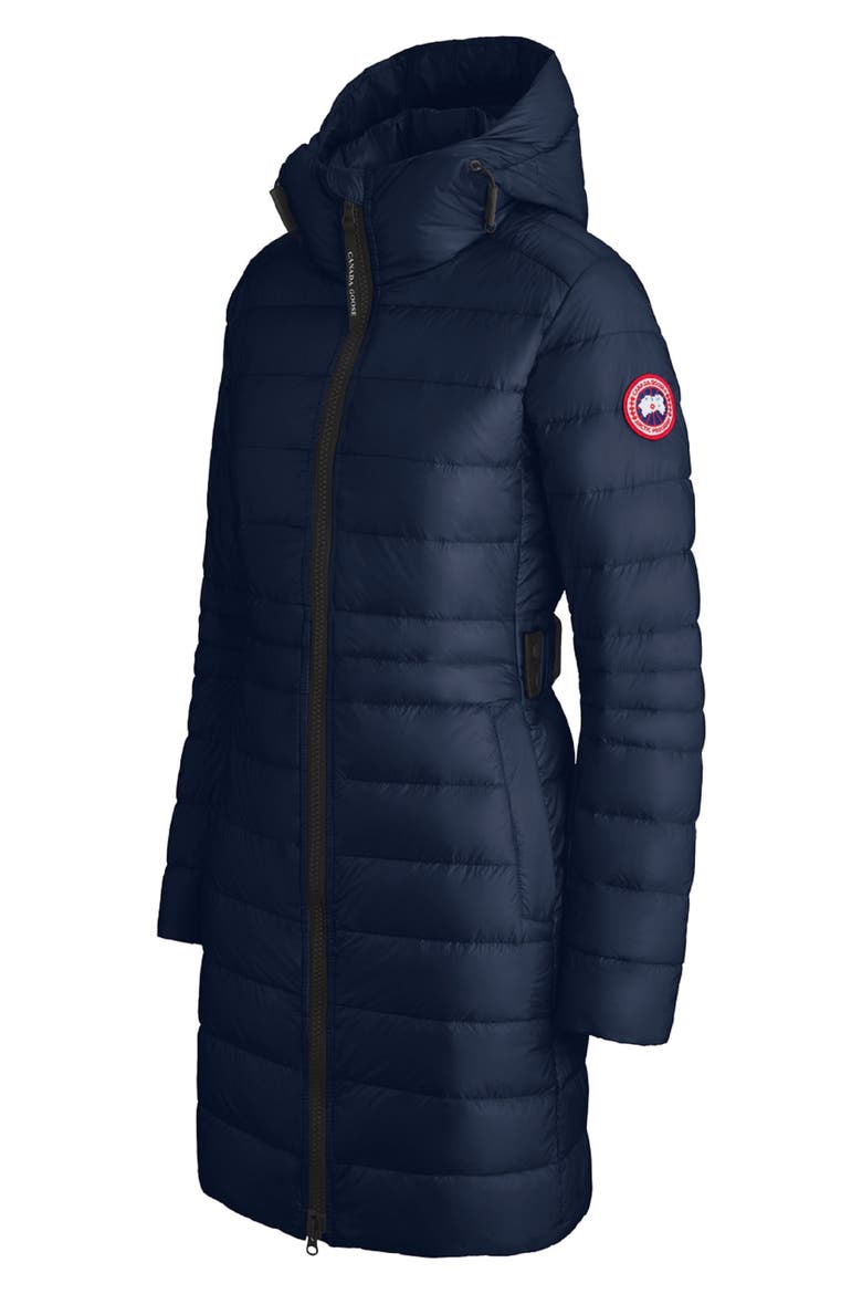 Cypress Packable Hooded 750-Fill-Power Down Puffer Coat, Alternate, color, ATLANTIC NVY-BLEU MAR ATLAN