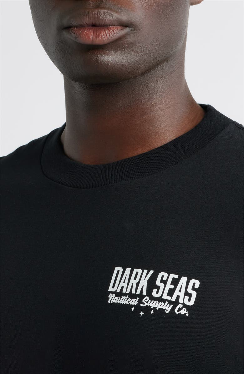 DARK SEAS Nite Flyer Long Sleeve Graphic T-Shirt, Alternate, color, Black