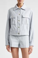 Eleventy Tweed Snap Jacket