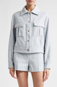 Eleventy Tweed Snap Jacket