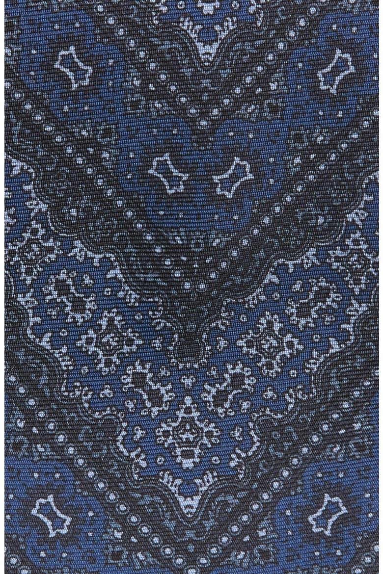 Paisley Silk Tie, Alternate, color, NAVY