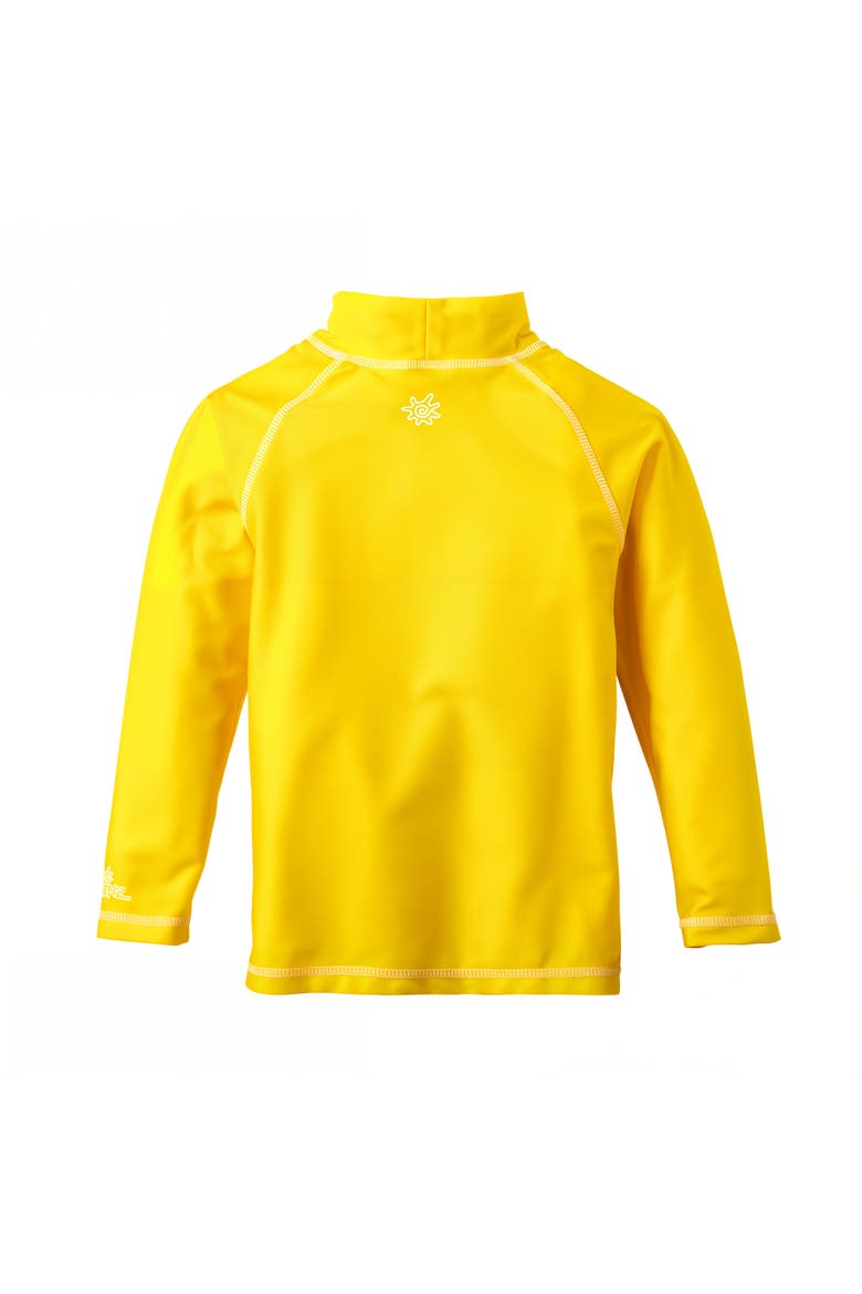 Long Sleeve Sun & Swim Shirt, Alternate, color, Cyber Yellow