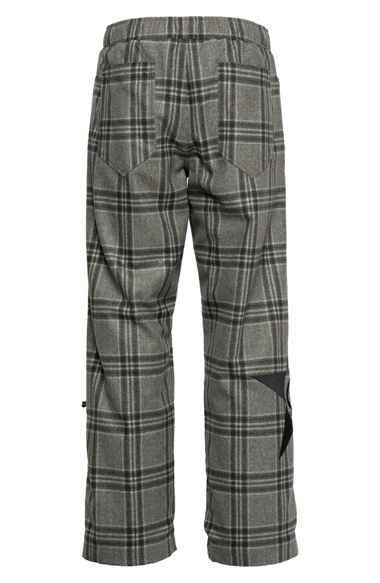 Round Two x Madison Jewelinski Plaid Wool Blend Flannel Pants, Alternate, color,
