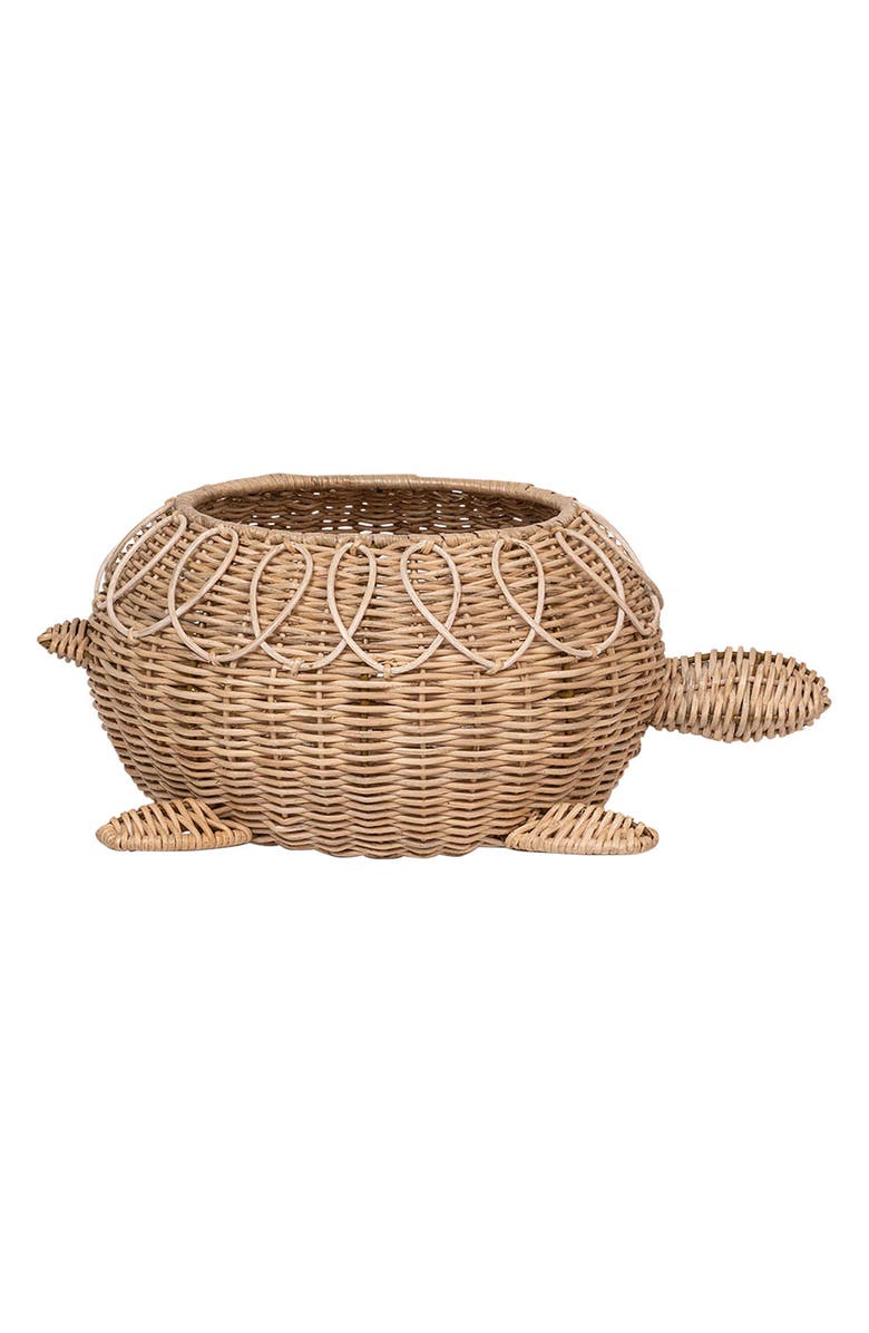 Juliska Provence Rattan Turtle Bowl, Main, color, Whitewash