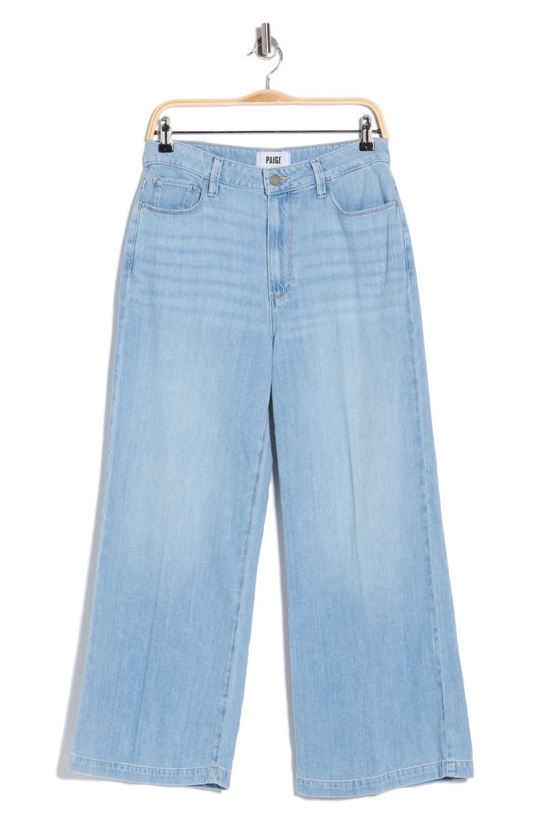 PAIGE Genesee Cropped Straight Leg Jeans, Main, color, Annmarie
