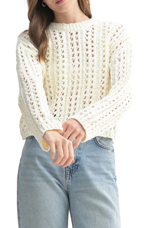 Open Knit Sweater