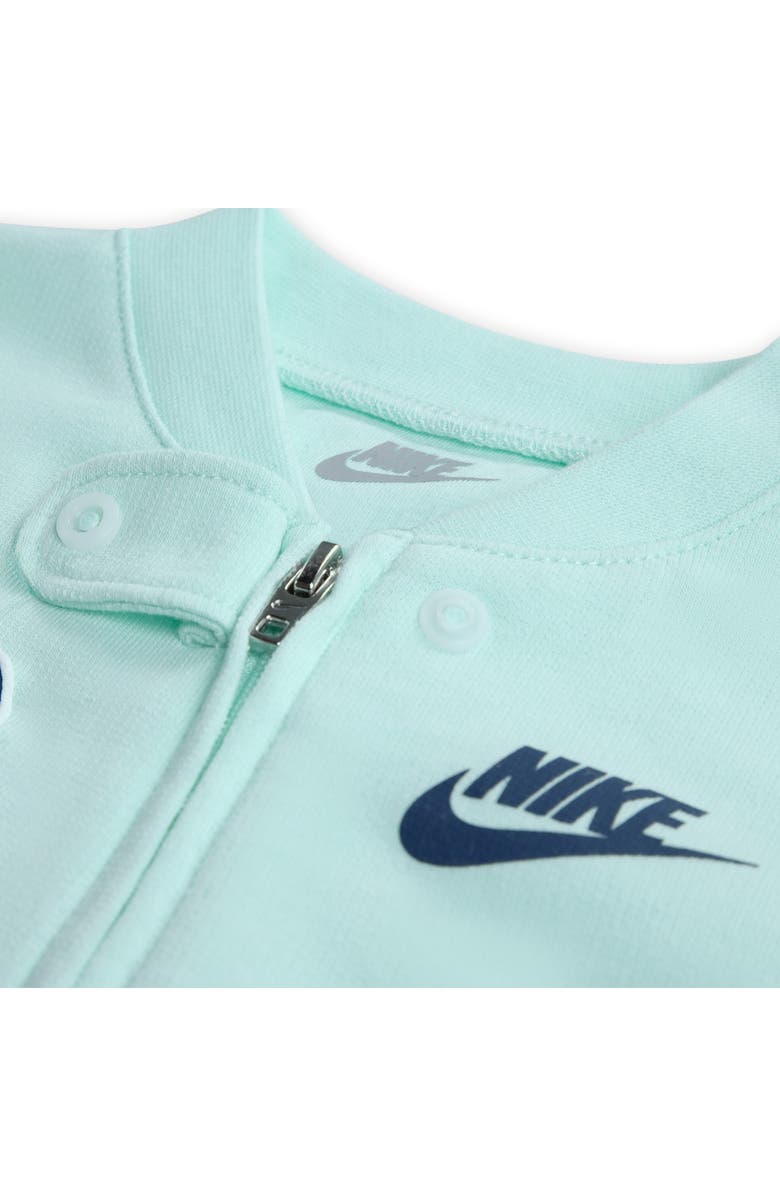 Nike Footie Coverall, Alternate, color, Mint Foam