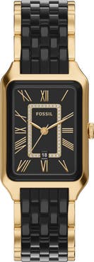 Fossil Raquel White Ceramic Bracelet Watch, 26mm