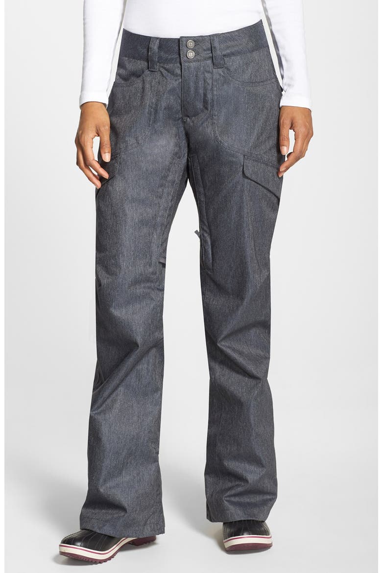 Chance Waterproof Snow Pants, Main, color, DENIM