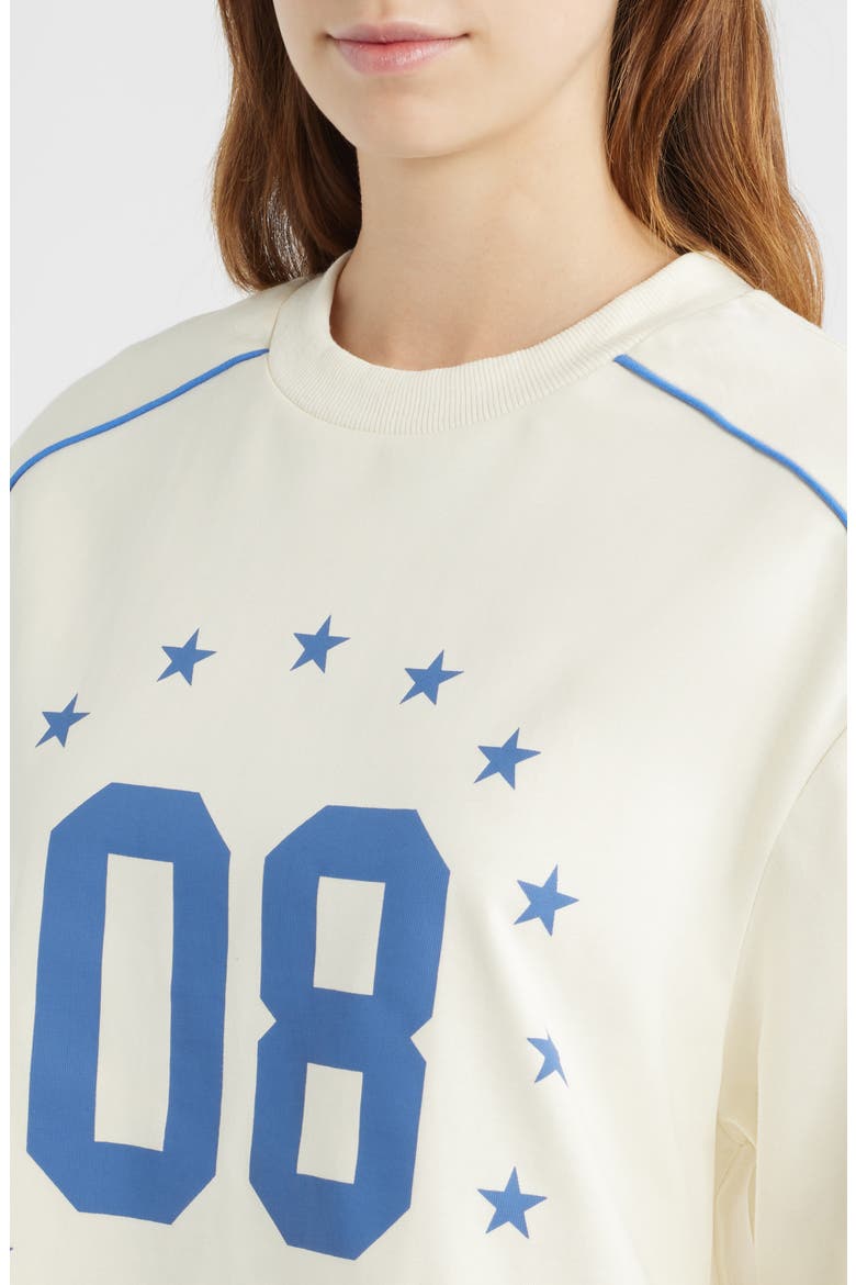 08 Stars Graphic T-Shirt, Alternate, color, MARSHMALLOW