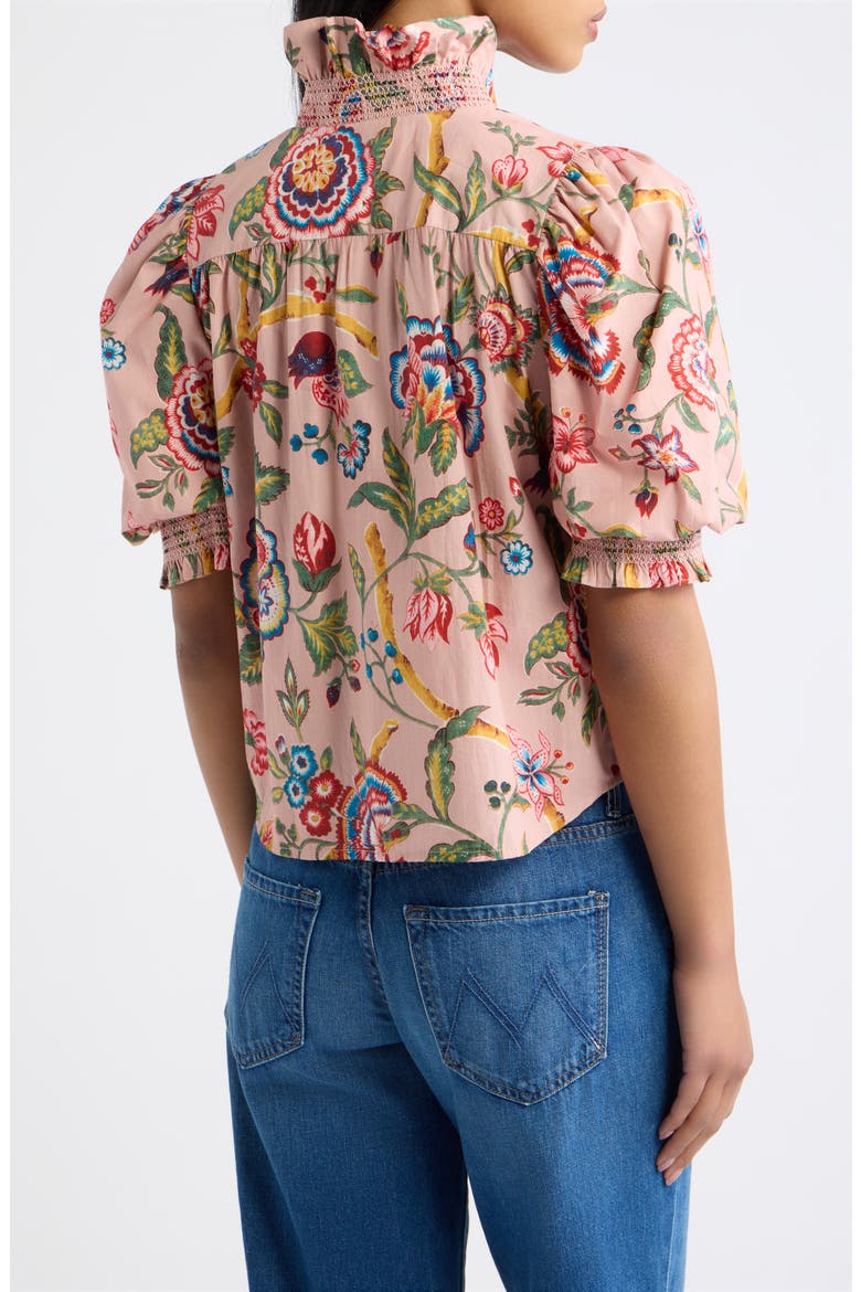 Zuri Ruffle Top, Alternate, color, JESSA FLORAL PRINT