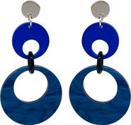 Toolally Swinging Circle Drop Earrings