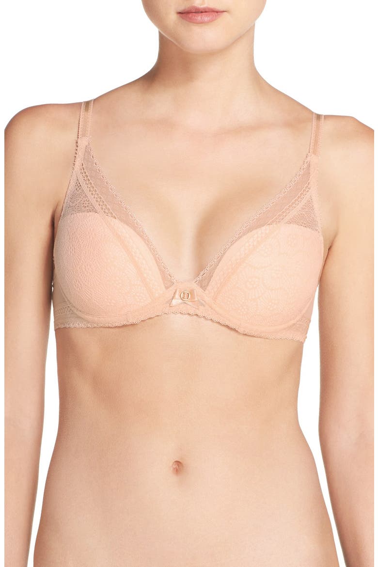 Festivite Underwire Contour Bra, Main, color, NUDE BLUSH