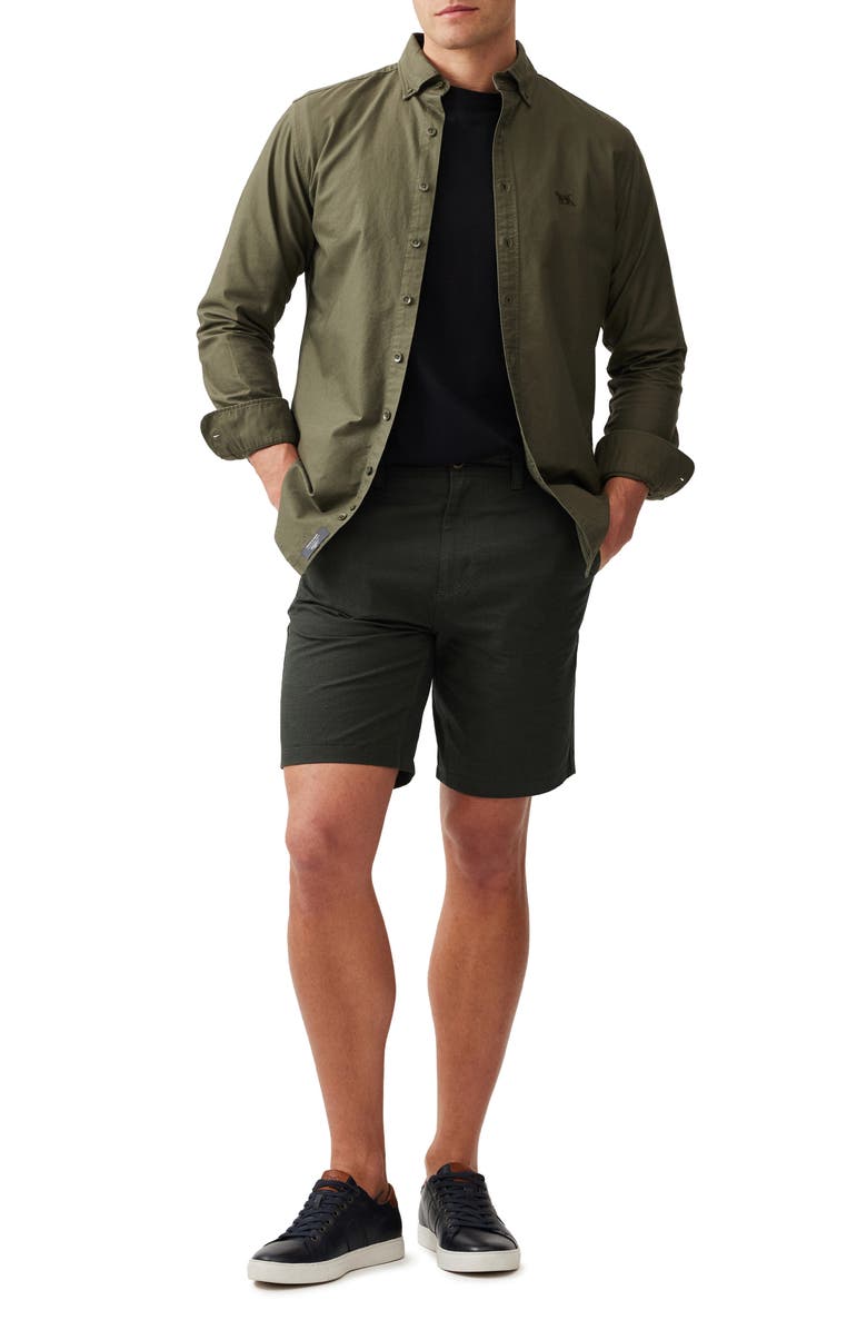 Rodd & Gunn Gunn Oxford Cotton Button-Down Shirt, Alternate, color, Forest