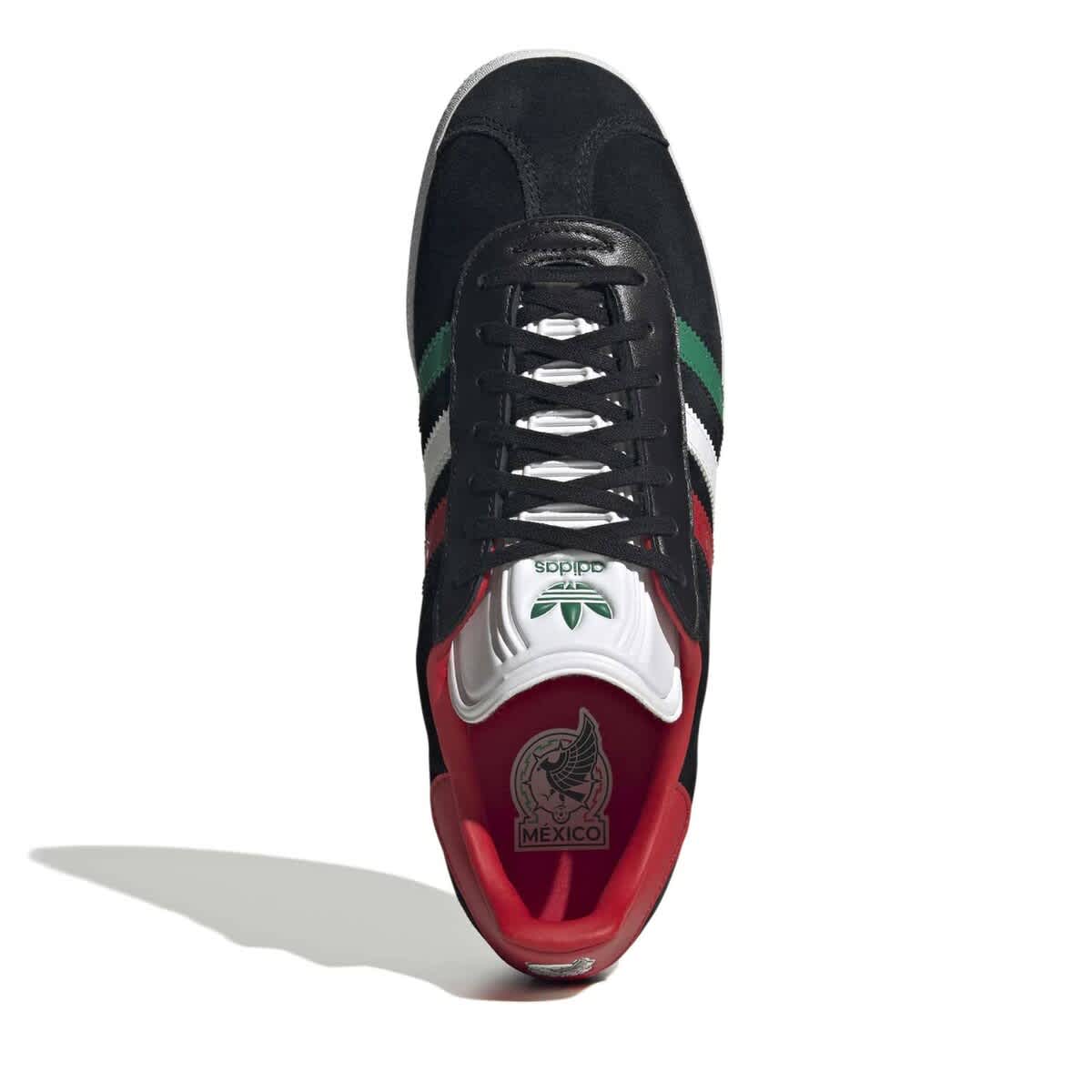 adidas Men's adidas  Black Mexico National Team Gazelle Shoes, Alternate, color, Black