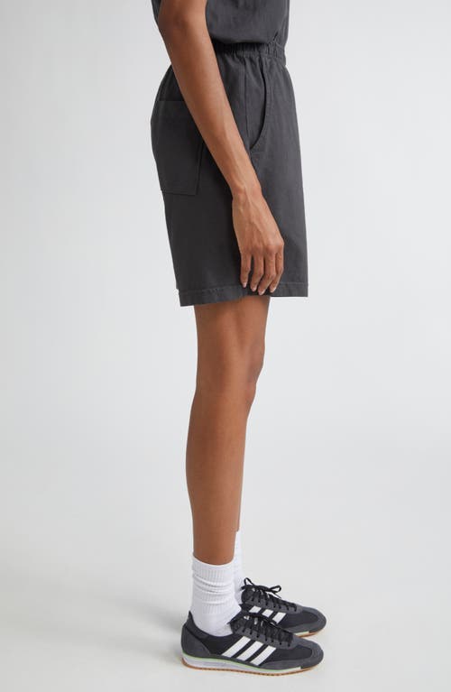 Shop Sporty And Rich Sporty & Rich Hwcny Cotton Gym Shorts