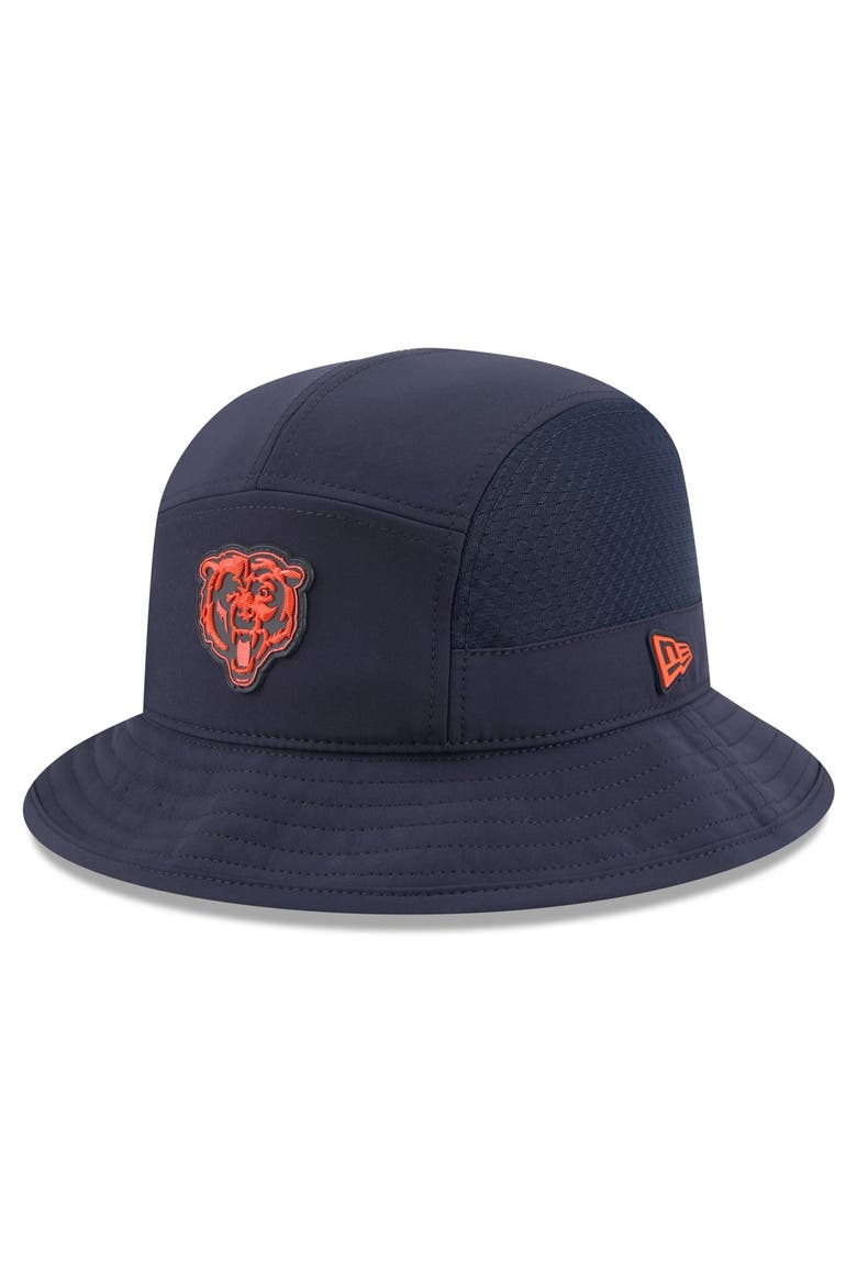 Men's New Era Navy Chicago Bears 2026 Sideline Bucket Hat, Main, color, Navy