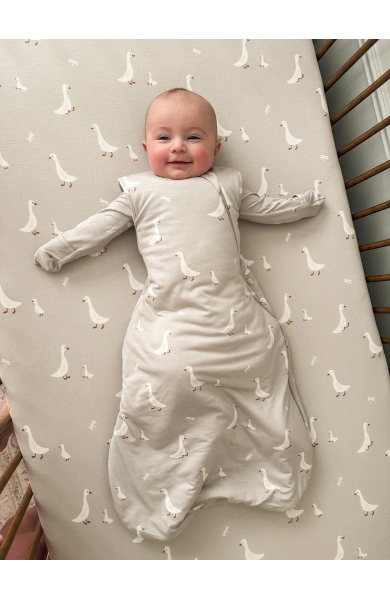 gunamuna Sleeveless Transitional Swaddle Sleep Bag, 1.0 TOG - Baby, Alternate, color, Goose