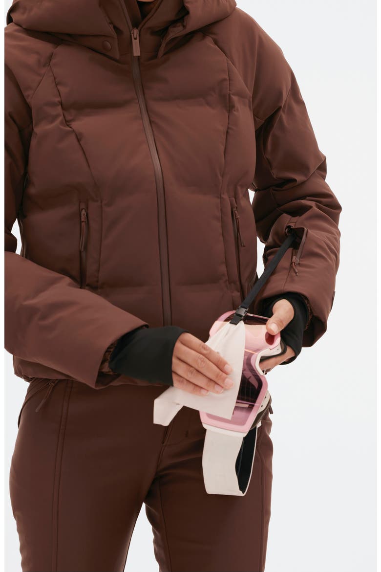 Georgie Puffer Jacket, Alternate, color, SPIKED COCOA