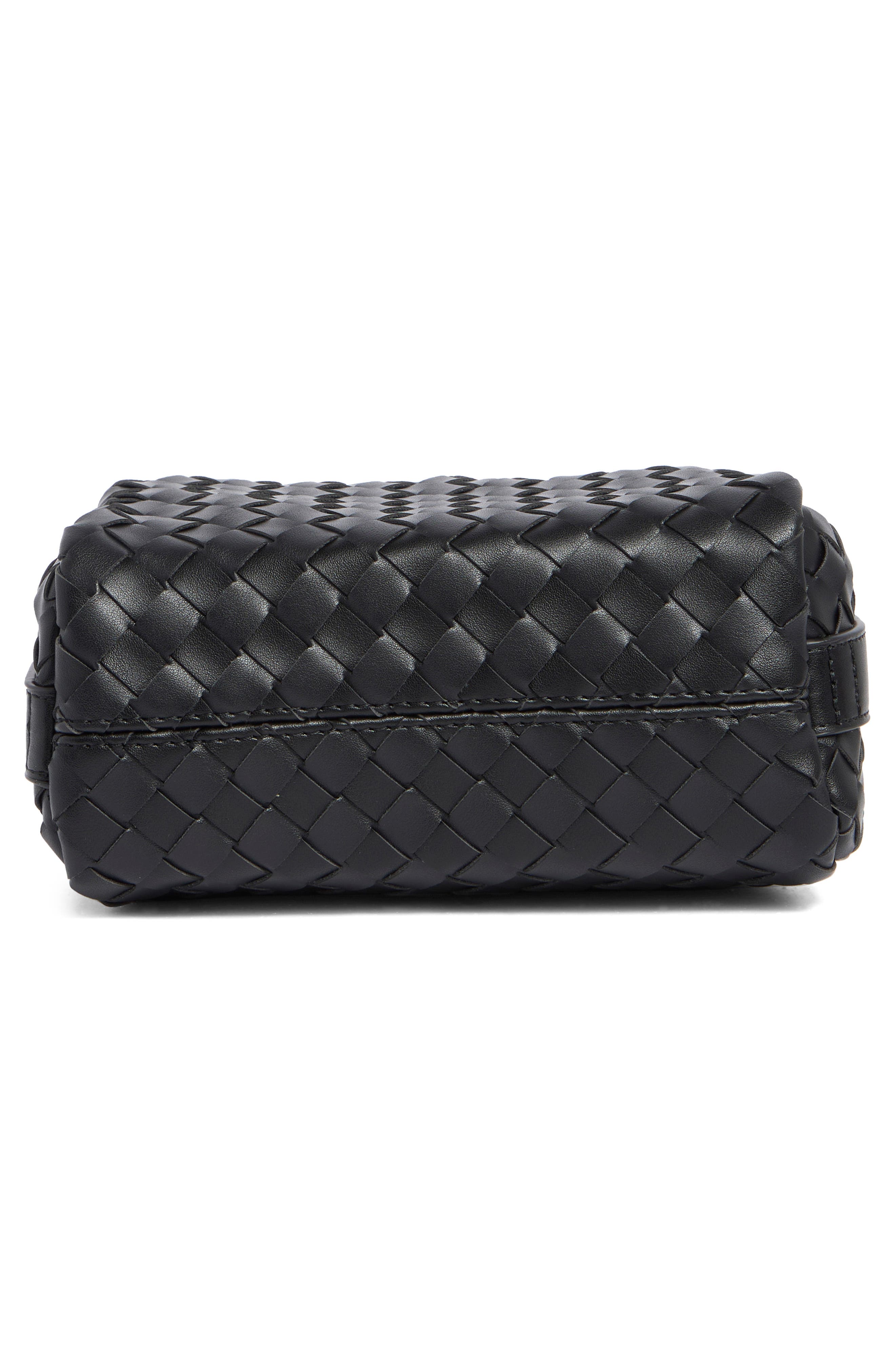 URBAN EXPRESSIONS HANDBAGS Diamond Weave Crossbody Bag, Alternate, color, Black