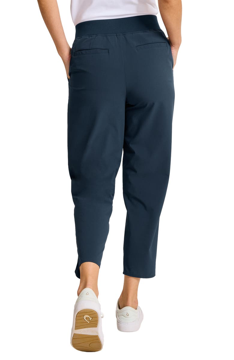 Tommy Bahama Alicia Easy Crop Pants, Alternate, color, Dark Sapphire