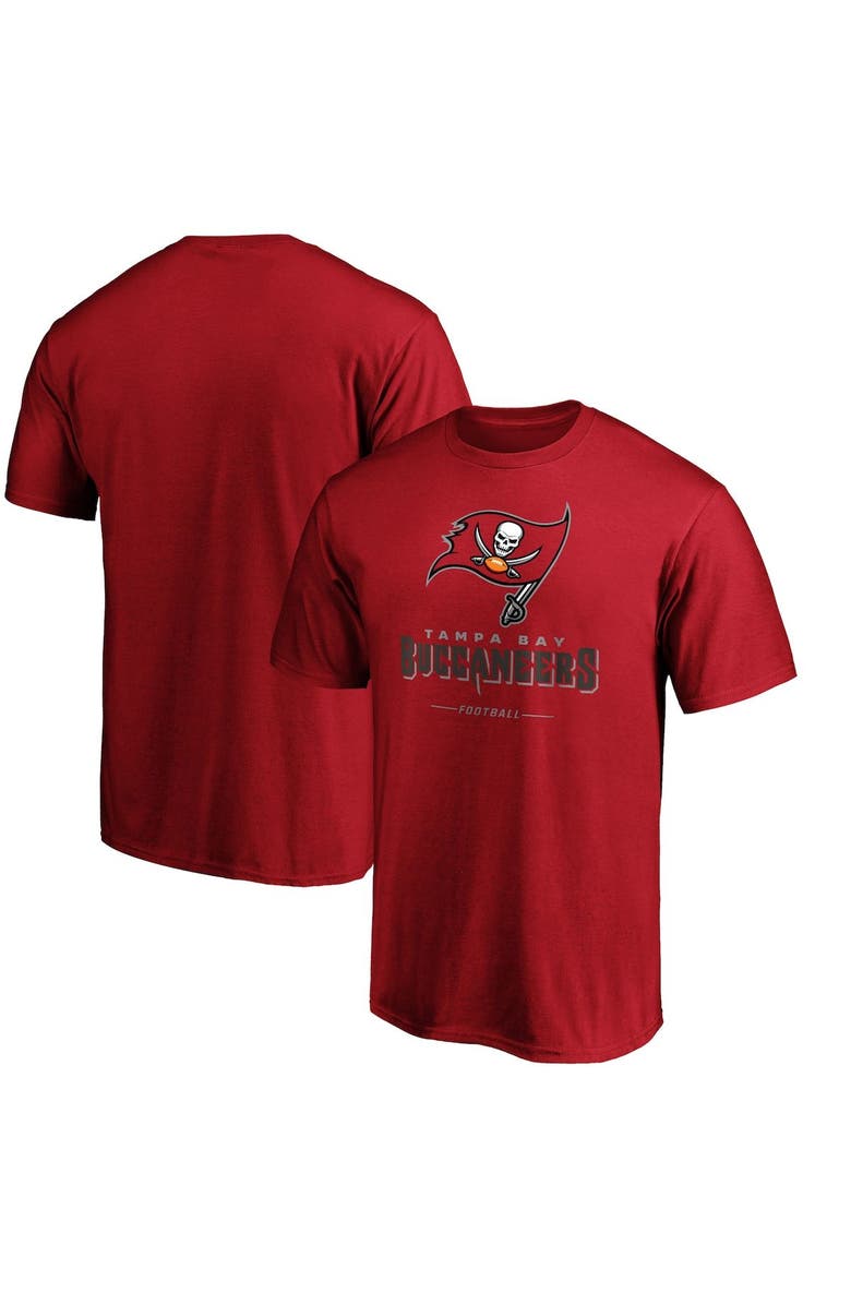 FANATICS Men's Fanatics Branded Red Tampa Bay Buccaneers Big & Tall Team Lockup T-Shirt, Alternate, color, Red
