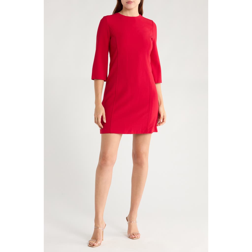 Alice And Olivia Gem Shift Dress In Red
