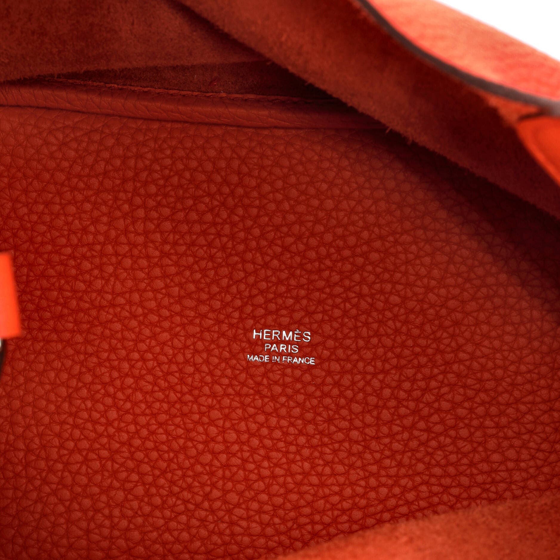 Pre-Owned Hermes Picotin Lock Bag Clemence PM, Alternate, color, Orange Poppy