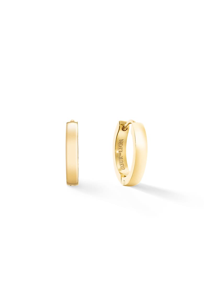Creole Classic 16 Earrings, Alternate, color, Gold