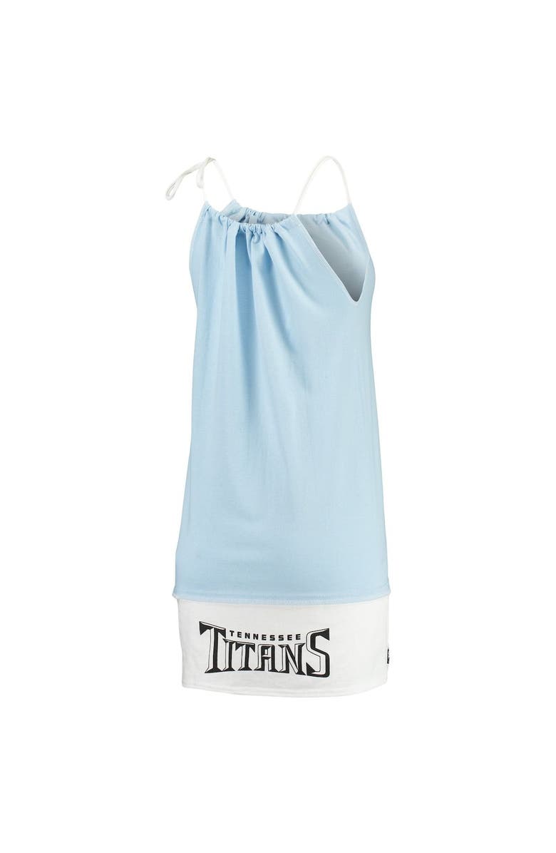 REFRIED APPAREL Women's Refried Apparel Light Blue Houston Oilers Sustainable Vintage Tank Dress, Alternate, color, Light Blue