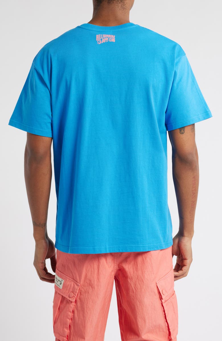 Billionaire Boys Club Astronaut Diamond Dollar Cotton Graphic T-Shirt, Alternate, color, French Blue