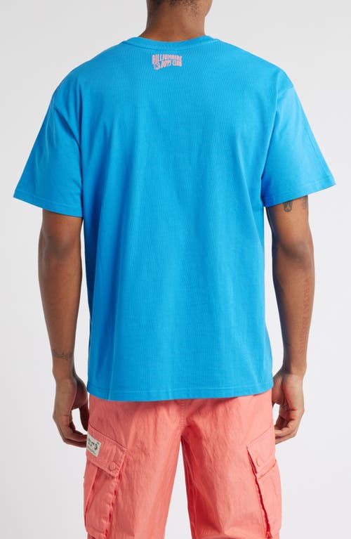 Billionaire Boys Club Astronaut Diamond Dollar Cotton Graphic T-shirt In Blue
