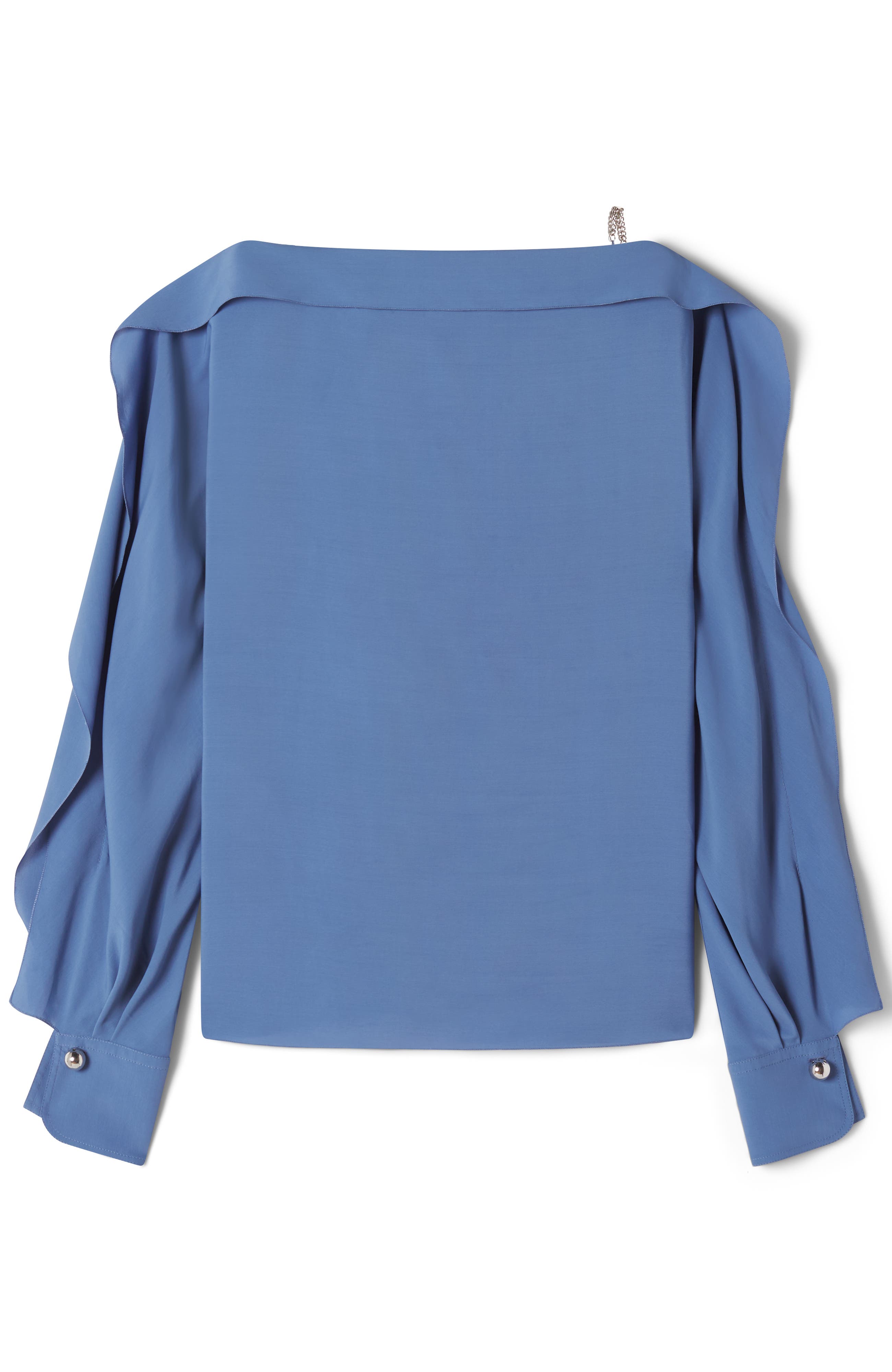 Long-Sleeved Top In Crepe De Chine - image 2