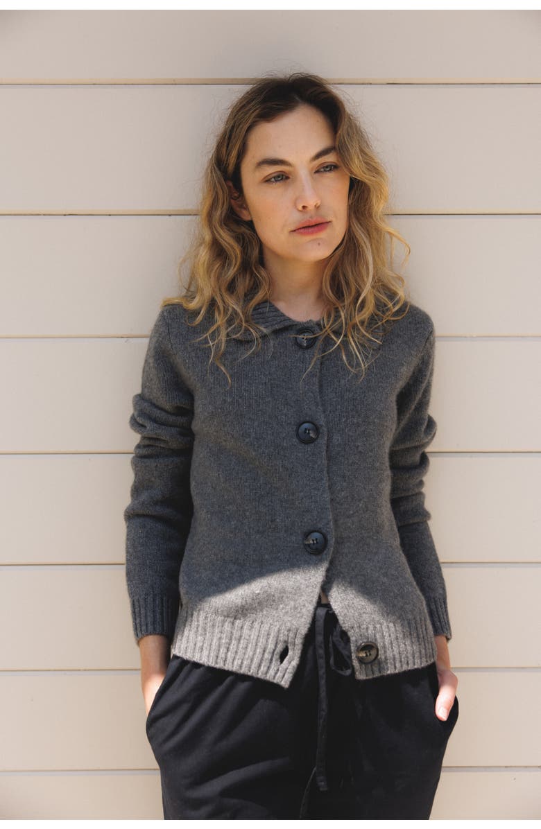 VIR VITA Kaia Cardigan, Alternate, color, Stone Grey