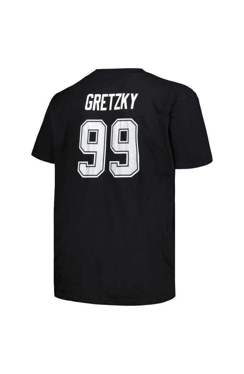 PROFILE Men's Profile Wayne Gretzky Black Los Angeles Kings Big & Tall Name & Number T-Shirt, Alternate, color, Black