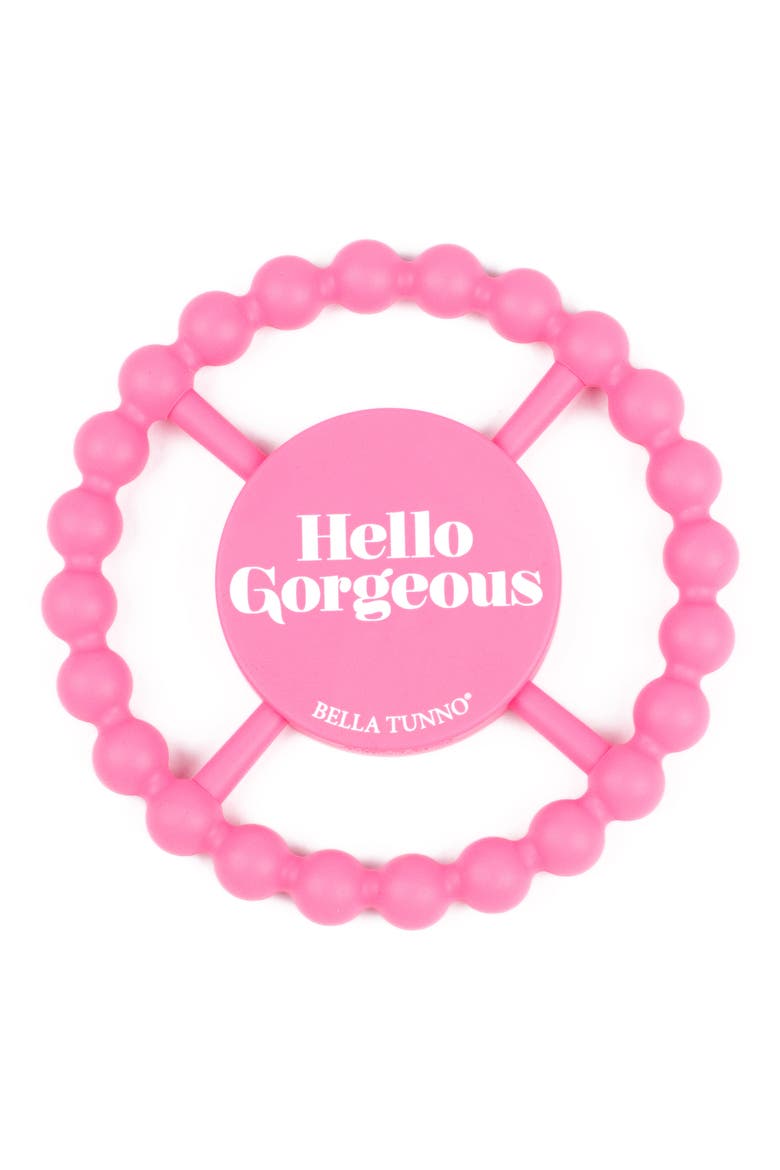 Hello Gorgeous Teether, Main, color, PINK