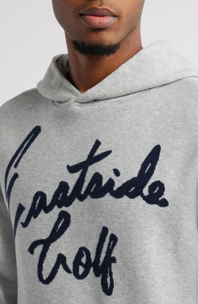 Eastside Golf Logo Intarsia Hooded Sweater, Alternate, color,