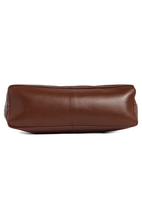 Lucky Brand Tess Leather Tote Bag In Brown