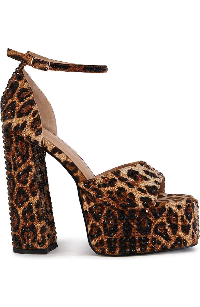 AZALEA WANG Wilmore Platform Sandal, Alternate, color, Leopard Multi