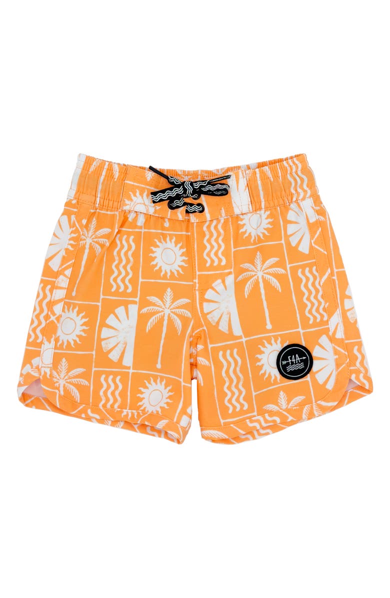 Feather 4 Arrow Indo Sun Board Shorts, Main, color,