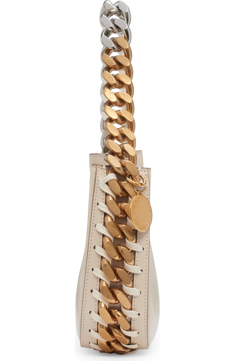 Stella McCartney Frayme Faux Leather Hobo Bag, Alternate, color,