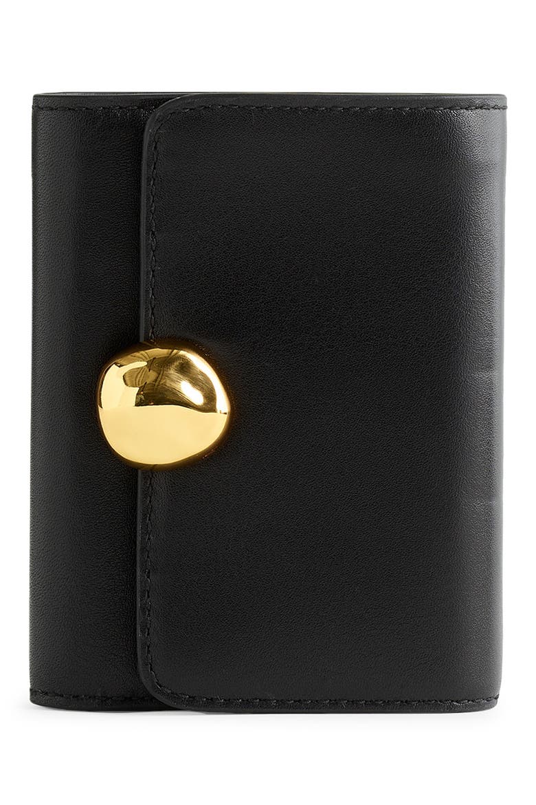 Organic Drop Trifold Wallet, Main, color, TRUE BLACK