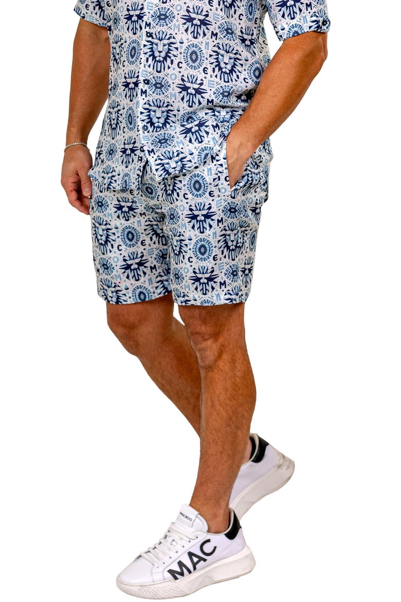 Marthyr Drawstring Shorts, Alternate, color, BLUE
