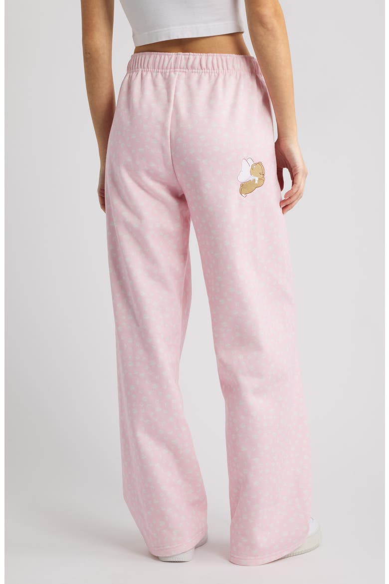 Angel Bear Core Sweatpants, Alternate, color, BABY PINK